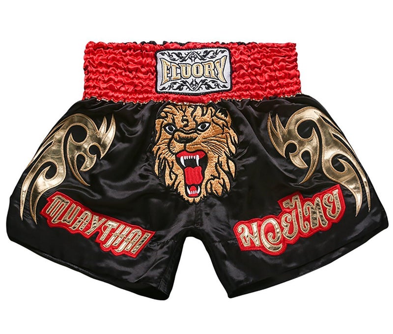 FLUORY Muay Thai Fight Shorts,MMA Shorts Clothing Training Cage Fighting Grappling Martial Arts Kickboxing Shorts Clothing - Image 1